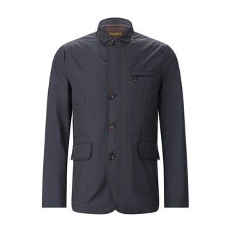 Moorer Light Jassen - Heren - Zomerjassen - Blauw - XL - Leer - Jassen