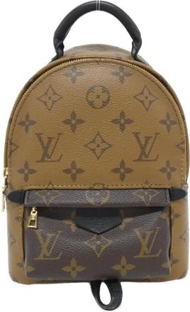 Louis Vuitton Monogram Reverse Marron Coated Canvas Backpack (Pre-Owned)