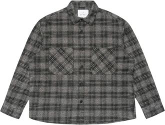 Edwin Camisa Ace LS - Shirts - Hombre - Gris - S