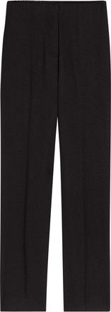 Tove Oran Fray-trim Crepe Trousers - Black - 38 (UK10 / S)