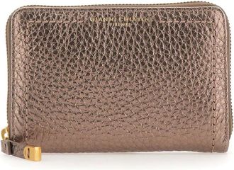 Gianni Chiarini Bubble Wallet - Dames - Portefeuilles - Bruin - ONE Size - Leer - Accessoires