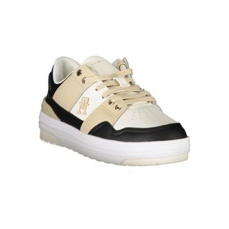 Tommy Hilfiger Contrast Leather Sneaker - White