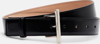 Alexander McQueen T-Bar Hip leather belt