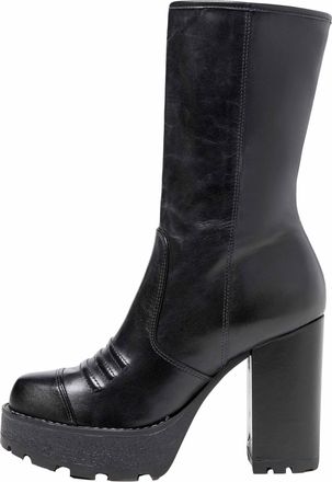 Cinq &agrave; Sept Womens Platform Mid Calf Boot, Black, 7.5 UK
