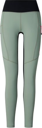 Bogner Fire + Ice Tights Candra for women - Eucalyptus/black - XXL