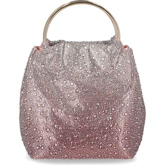 Jessica McClintock Nikki Ring Top Handle Clutch in Blush at Nordstrom Rack