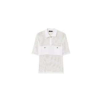 Twinset Polo Shirts, female, White, Size: XS Actitude Polo