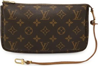 Louis Vuitton Monogram Brown Monogram Pochette Pouch (Pre-Owned)