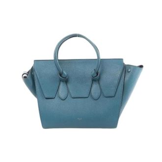 Celine Pre-owned Handbags, female, Blue, Size: ONE SIZE Pre-owned Tie Knot Handbag