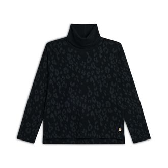 Freddy Felpa in viscosa interlock effetto tricot fantasia animalier