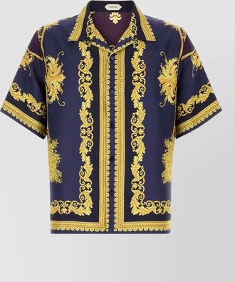 Versace silk printed shirt