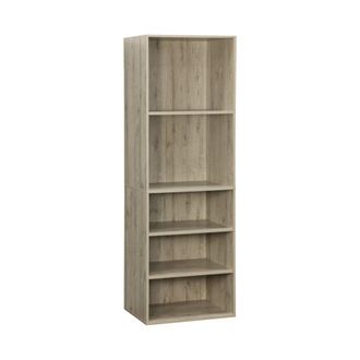 Sweeek Vestidor con 5 estantes en color natural