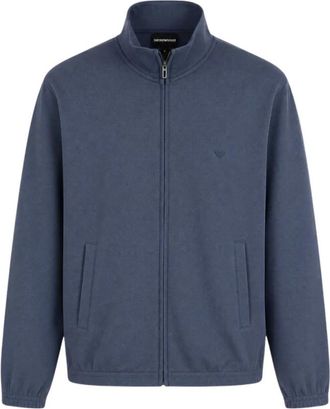 Emporio Armani Punto Jerseywear - Heren - Vesten met rits - Blauw - L - Hoodies & sweatvesten