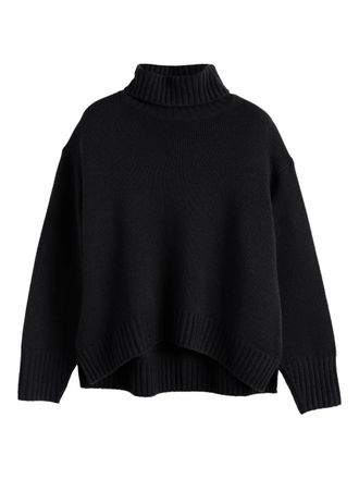 Chinti and Parker roll-neck cashmere sweater - women - Cashmere - LL - Black