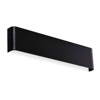 Netlighting Delta 41cm LED Flush Wall Lamp Black 4000K