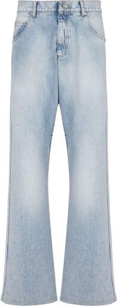 Balmain loose-fit straight-leg jeans - men - Cotton - 33 - Blue