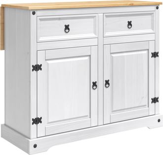 vidaXL Juego De Isla De Cocina 2 Uds. Y Cera De Miel Pino Macizo Vidaxl