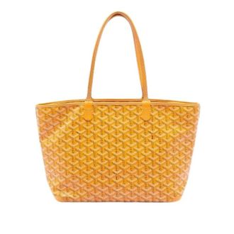 Goyard Pre-owned Tote Bags, female, Yellow, Size: ONE SIZE Pre-owned Fabric Tote