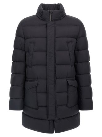Herno Mens Black Polyamide Coat Clothing