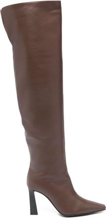 Giuseppe Zanotti Janiee Leather Heel Boots