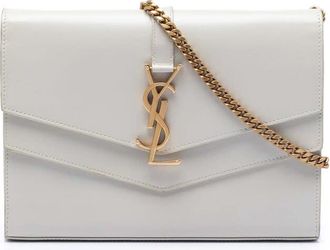 Saint Laurent Pre-owned Saint Laurent Leather Monogram Sulpice Chain Wallet Ladies 3CS6THZ5W3233JKC