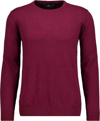 Ragman Rundhalspullover RAGMAN, Herren, Gr. 52, portwein, 696, 95% Baumwolle 5% Cashmere, Rundhals, Pullover Rundhalspullover