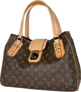 Louis Vuitton Brown Monogram Shoulder Bag Tote Bag (Pre-Owned)