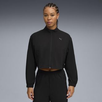 Puma Giacca sportiva da donna, Abbigliamento, Nero, XXL