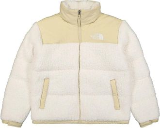 The North Face High Pile Nuptse Jacket - Dames - Ski Jassen - Beige - L - Polyester - Fitness
