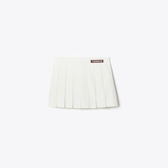 Tory Burch Womens Terry Jacquard Mini Tennis Skirt, size XL