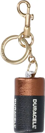 Anya Hindmarch Black Duracell Goat Leather Key Charm