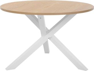Beliani Mesa de comedor de mdf 4 personas l120