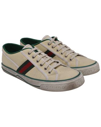 Gucci Womens Cotton Tennis 1977 Sneaker (Authentic Pre-Loved)