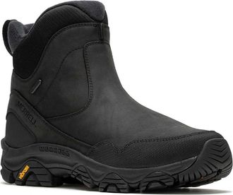 Merrell Mens Merrell Coldpack Thermo Tall Zip J037199 Black Winter Boots RHS7562