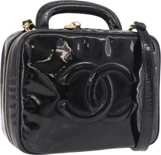 Chanel Pre-owned Vintage Cosmetic Pouch - Dames - Vintage Schoudertas - Zwart - ONE Size - Vintage