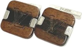 Louis Vuitton Pre-owned Manchetknopen - Heren - Vintage Accessoires - Bruin - ONE Size - Vintage