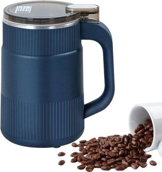 OEM Macinacaff&egrave; In Acciaio - 14,5 X 14,5 X 17 Cm - Macinacaff&egrave; Elettrico Silenzioso Per Chicchi Di Caff&egrave; E Spezie - Design Compatto, Facile Da Usare - Mot