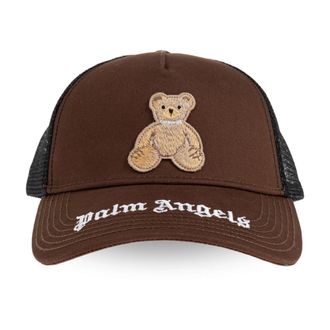 Palm Angels Baseball Cap - male - Palm Angels - Hats & Caps - Brown - ONE SIZE - Accessories