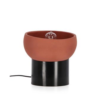 BIZZOTTO Mandya table lamp terracotta-black h33