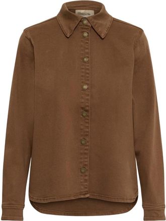 MY ESSENTIAL WARDROBE Blouses & Shirts - Dames - Overhemden - Bruin - M - Overhemden