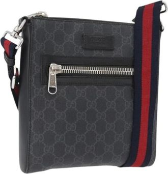 Gucci Pre-owned Cross Body Bags, female, Black, Size: ONE SIZE Pre-owned Cross Body Bag