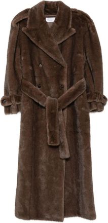 Giuseppe Di Morabito Cappotto doppiopetto con cintura - Marrone