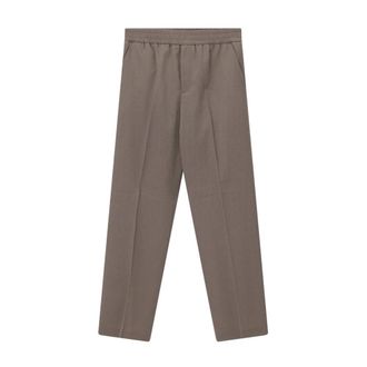 Golden Goose Wide Trousers, male, Brown, Size: XL Wide Wool Trousers