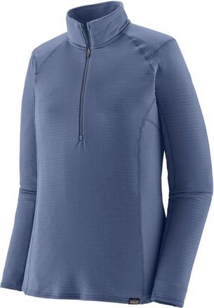 Patagonia Capilene Thermal Weight Zip Neck Kunstfaserunterw&auml;sche f&uuml;r Damen | blau