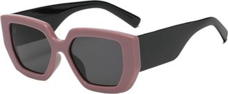 Generic Vintage Large Frame Men And Women Outdoor Commuter Sunglasses Sports Party Shopping Photo Shooting Sun Glasses(Purple)