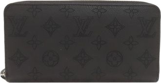 Louis Vuitton Mahina Noir Mahina Leather Long Wallet (Bi-Fold) (Pre-Owned)