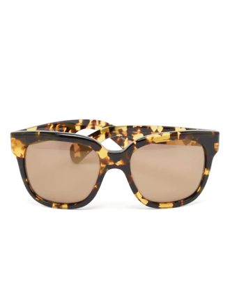 Oliver Peoples square-frame sunglasses - women - Acetate - One Size - Brown