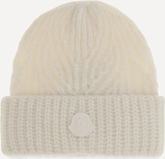Moncler Alpaca-blend cable-knit Beanie Female UNI