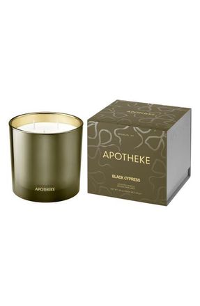 Apotheke Black Cypress Three-Wick Scented Candle (Limited Edition) in Medium Green at Nordstrom