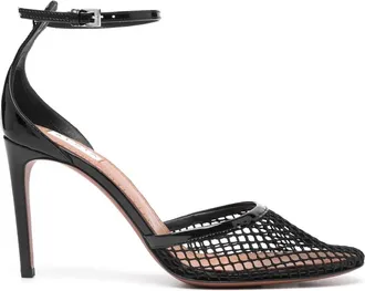 Alaia 90mm Fishnet Pumps